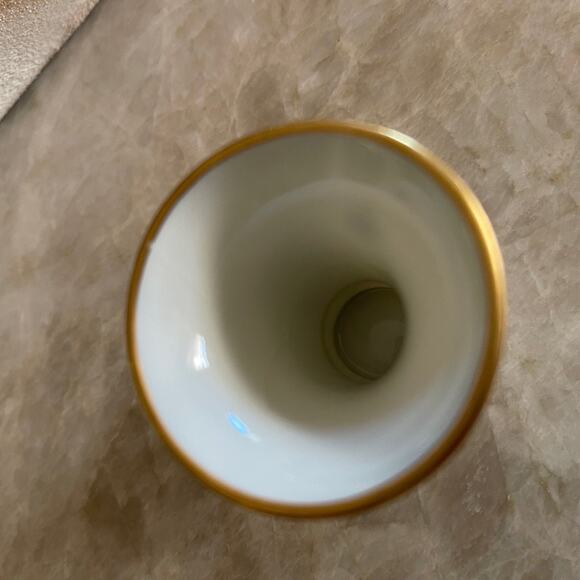 Limoges France mini porcelain vase or toothpick holder vintage - Picture 4 of 12